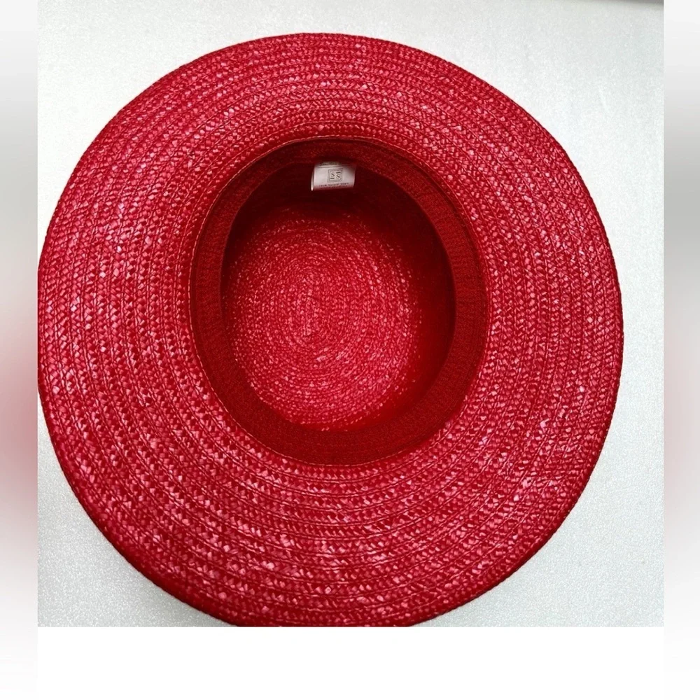 VTG NEW SOMETHING SPECIAL FEDORA HAT WIDE BRIM DERBY PARTY & EMILY ADAMS HAT BOX